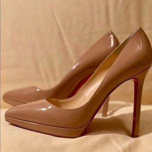 SOLD!!! Christian Louboutin Pigalle Plato Nude 37.5 BRAND NEW
